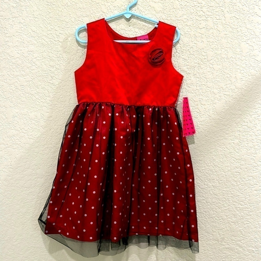 Festive theme dress for little girls size 6 NWT